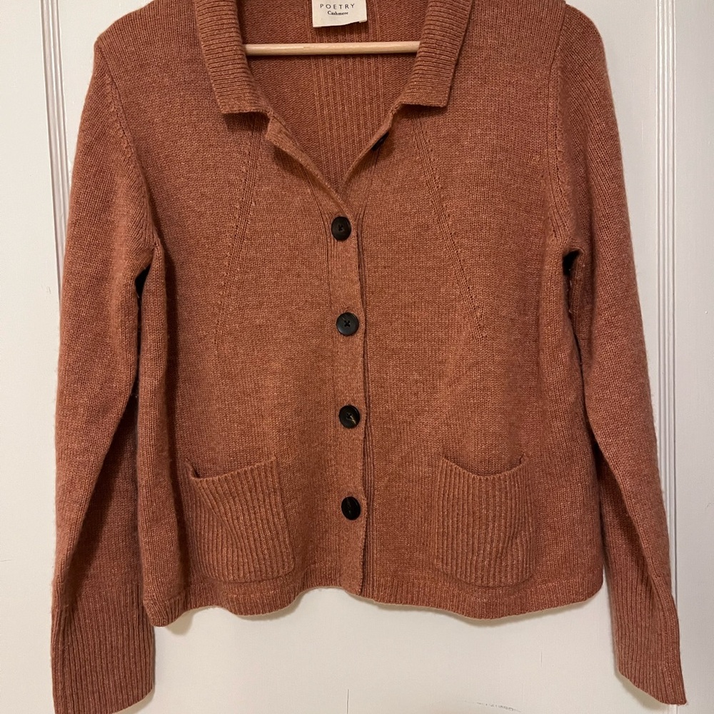 Poetry Cashmere Cardigan Sweater
